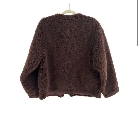 Maje Rich Brown Teddy Jacket! NWOT 36/US4 - Picture 10 of 12